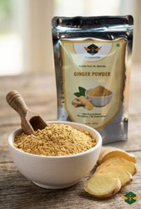 dehydrated pulverized ginger powder